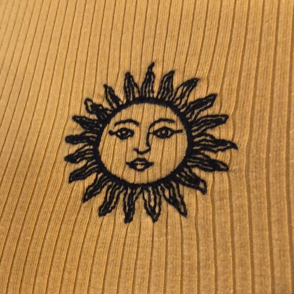 Golden Yellow Sunshine long sleeve Stretch Dress by Wild Fable Small - Picture 3 of 8